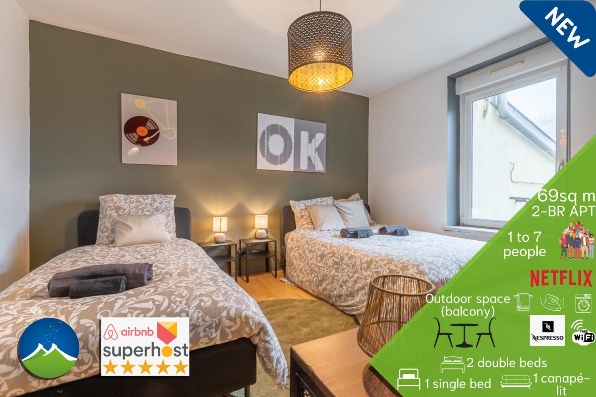 1 Studio & 4 Appts - 1 A 4 Lits - 1 A 7 Pers - 1 Immeuble - Confort, Flexibilite ------ English - 1 Studio & 4 Apts - 1 To 4 Beds - 1 To 7 Guests - Same Building - Comfort, Flexibility Hayange Buitenkant foto