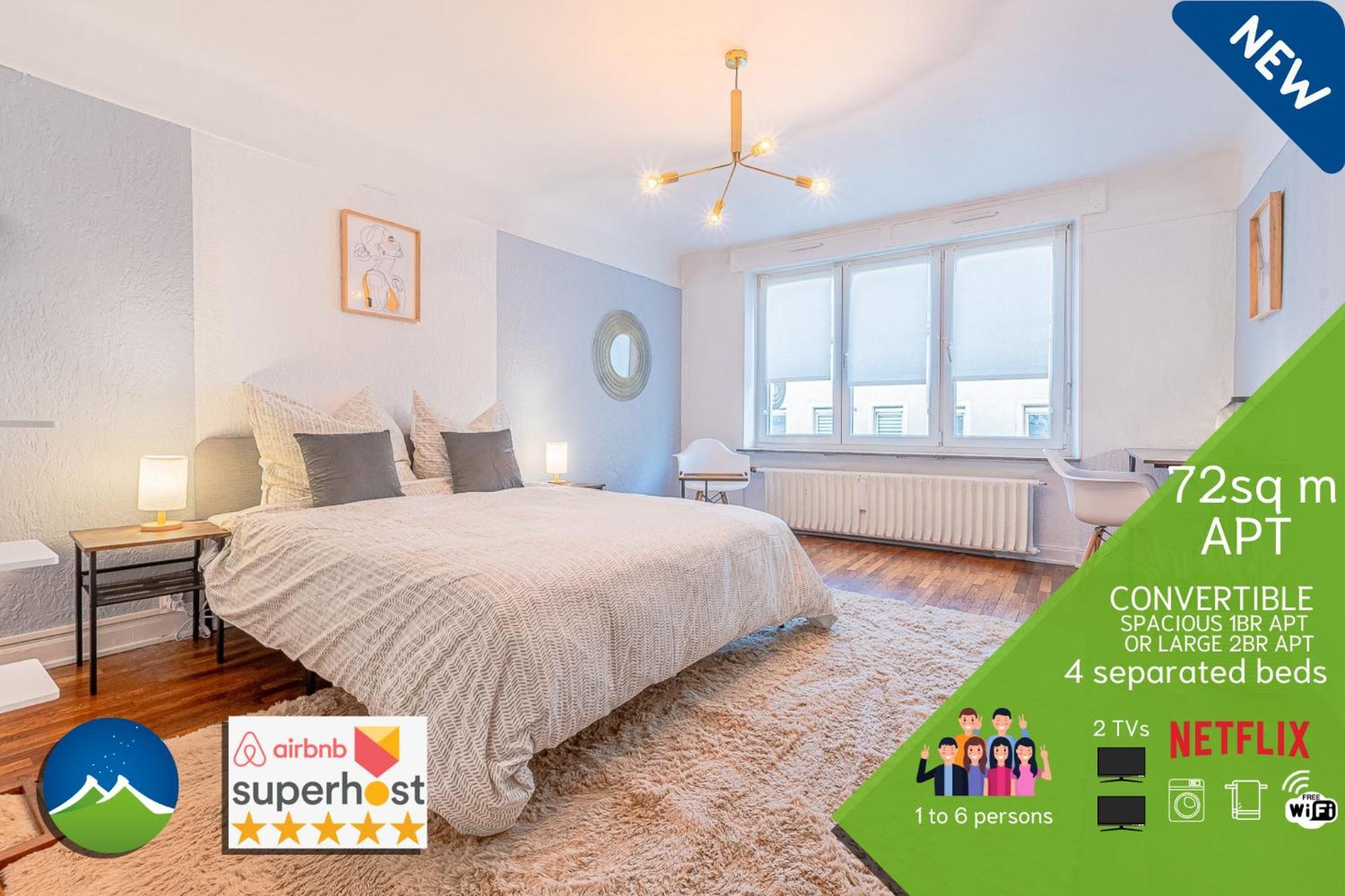 1 Studio & 4 Appts - 1 A 4 Lits - 1 A 7 Pers - 1 Immeuble - Confort, Flexibilite ------ English - 1 Studio & 4 Apts - 1 To 4 Beds - 1 To 7 Guests - Same Building - Comfort, Flexibility Hayange Buitenkant foto